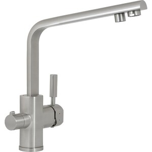 Смеситель для кухни Kaiser Decor под фильтр, серебро Silver (40144-5)