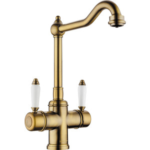 Смеситель для кухни Omoikiri Tottori AB античная латунь (4994009)