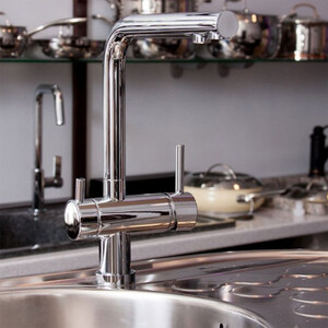 Смеситель для кухни Omoikiri Nagano C с подключением к фильтру, хром (4994146)