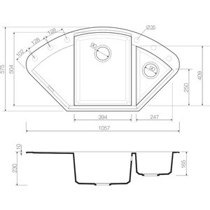 Кухонная мойка Omoikiri Sakaime 105C WH белая (4993137)