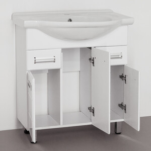 Тумба под раковину Style line Ирис 75 белая (ЛС-00000017)