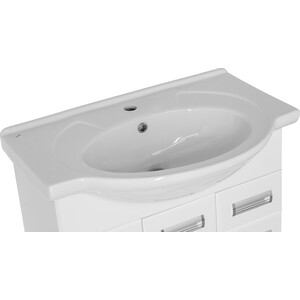 Тумба под раковину Style line Ирис 75 белая (ЛС-00000017)