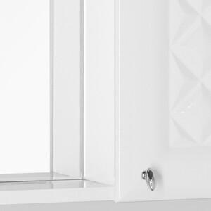 Зеркало-шкаф Style line Канна Люкс 60 с подсветкой, белый (ЛС-00000294)