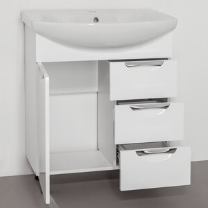 Тумба под раковину Style line Жасмин 70 белая (ЛС-00000036)