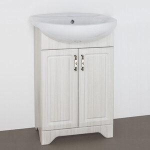 Тумба под раковину Style line Олеандр-2 Люкс 55 рельеф пастель (ЛС-00000258)