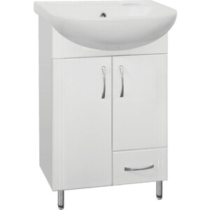 Тумба под раковину Style line Эко Стандарт №10 белая (ЛС-00000095)