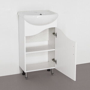 Тумба под раковину Style line Эко Волна №2 белая (ЛС-00000094)