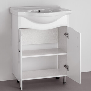 Тумба под раковину Style line Эко Волна №9 белая (ЛС-00000100)