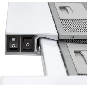 Вытяжка встраиваемая Krona Kamilla slim 600 white (1 мотор)