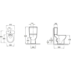 Унитаз Jacob Delafon Odeon UP напольный с сиденьем (E0374-00)