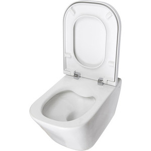 Комплект унитаза Roca Gap Duplo WC унитаз с микролифтом + инсталляция+ кнопка хром (893104100)