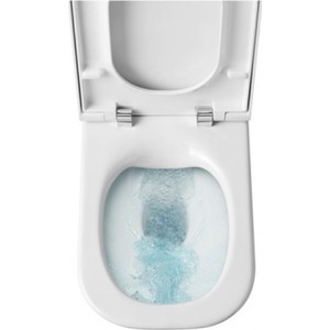 Комплект унитаза Roca Gap Duplo WC унитаз с микролифтом + инсталляция+ кнопка хром (893104100)