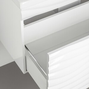 Тумба с раковиной Style line Вероника 80 белая (ЛС-00000252 + S-UM-COM80/1-w)