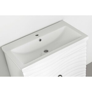 Тумба с раковиной Style line Вероника 80 белая (ЛС-00000252 + S-UM-COM80/1-w)