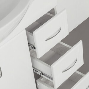 Мебель для ванной Style line Эко Стандарт №25 R ящики справа, белая