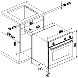 Электрический духовой шкаф Zigmund & Shtain EN 117.921 W