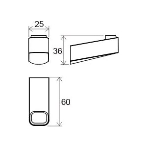 Крючок Ravak 10 хром (X07P353)
