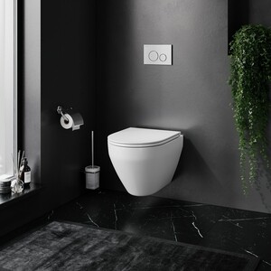 Унитаз подвесной (чаша) Am.Pm Spirit 2.0 FlashClean безободковый (C701700WH)