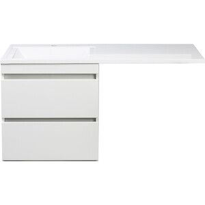 Тумба под раковину Style line Даллас Люкс 58 (120) подвесная, под стиральную машину, белая (СС-00000469)