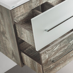 Тумба под раковину Style line Экзотик 65 бетон экзотик, белый глянец (ЛС-00000400)