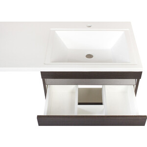 Тумба под раковину Style line Даллас Люкс 58 (120) напольная, под стиральную машину, венге (CC-00000424)