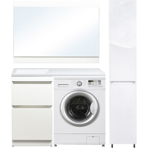 Зеркало Style line Даллас Люкс 110 белое (СС-00000437)