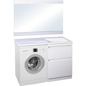 Зеркало Style line Даллас Люкс 120 белое (СС-00000393)