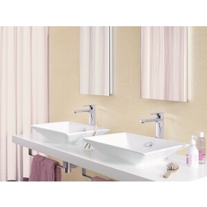 Смеситель для раковины Jacob Delafon Aleo с донным клапаном, хром (E72298-4-CP / E72298-CP)