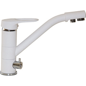 Смеситель для кухни Mixline ML-GS05 белый 331 (4620031444435)