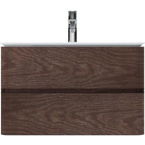 Тумба с раковиной Am.Pm Sensation 80 табачный дуб (M30FHX0802TF, M30WPC0801WG)