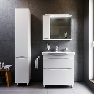 Пенал Am.Pm Like 35 левый, белый глянец (M80CSL0356WG)