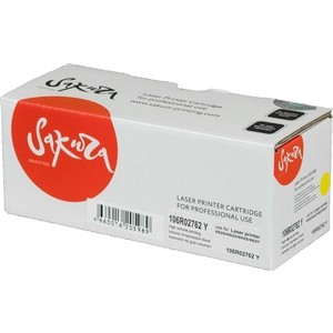 Картридж Sakura 106R02762 желттый, 1000 стр.