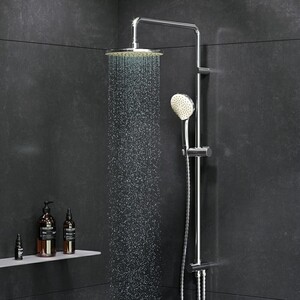 Душевой гарнитур Am.Pm Gem ShowerSpot с верхним душем, хром (F0790000)