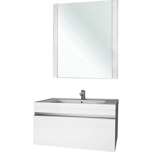 Тумба под раковину Dreja Grace 70 с ящиком, белый глянец (99.0910)
