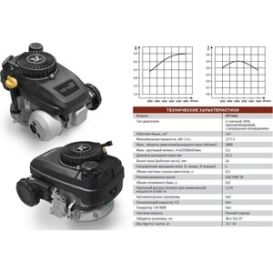 Двигатель  бензиновый ZONGSHEN XP140A