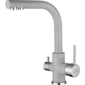 Смеситель для кухни Paulmark Essen под фильтр, серый (Es213011-310)