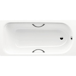 Ванна стальная Kaldewei Saniform Plus Star 337 180x80 см, с отверстиями для ручек (133700010001)