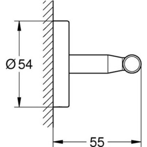 Крючок двойной Grohe Bau Cosmopolitan (40461001)