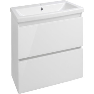 Тумба под раковину Style line Даймонд Люкс 60 белая (СС-00000500)