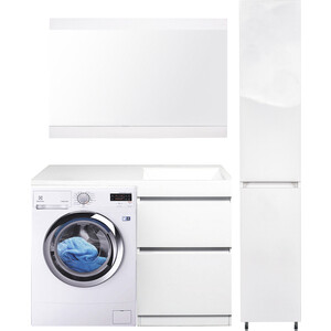 Зеркало Style line Даллас Люкс 115 белое (СС-00000523)