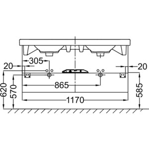 Тумба под раковину Jacob Delafon Odeon Up 120 серый антрацит (EB887-N14)