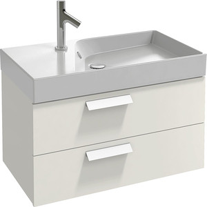 Тумба под раковину Jacob Delafon Rythmik 80 белая блестящая (EB1303-G1C)