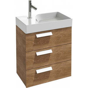 Тумба с раковиной Jacob Delafon Rythmik 60 арлингтонгский дуб (EB1306-E70, EXR112-Z-00)