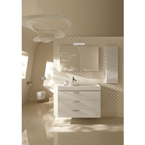 Мебель для ванной Jacob Delafon Rythmik 80 белый блестящий, с 3 ящиками