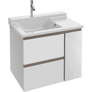 Тумба с раковиной Jacob Delafon Soprano 80 белый (EB1330-N08-N18, EXL112-00)