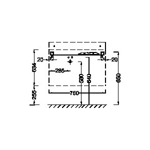 Тумба с раковиной Jacob Delafon Soprano 80 белый (EB1330-N08-N18, EXL112-00)