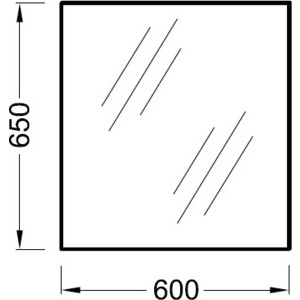 Зеркало Jacob Delafon 60x65 см (EB1080-RU)