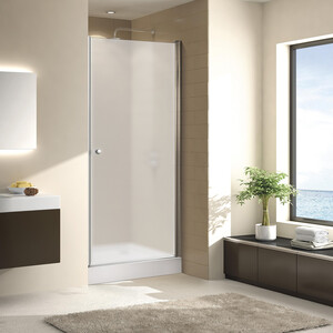 Душевая дверь Cezares Eco B-1 60x190 рифленая Punto, хром (ECO-O-B-1-60-P-Cr)