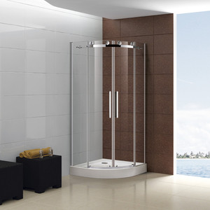 Душевой уголок Cezares Stylus-M R-2 100x100 прозрачный, хром (STYLUS-O-M-R-2-100-C-Cr)