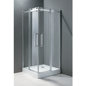 Душевой уголок Cezares Stylus-M A-2 90x90 прозрачный, хром (STYLUS-O-M-A-2-90-C-Cr)